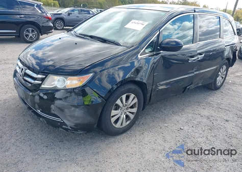 2016 Honda Odyssey Se из США, поврежденный, VIN 5FNRL5H39GB133894